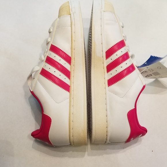 hot pink adidas superstar